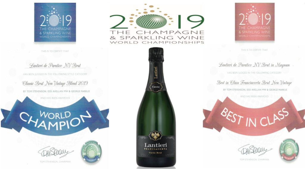 Franciacorta Cuvée Brut NV Lantieri ist Weltmeister bei "The Champagne & Sparkling Wine World Championship"