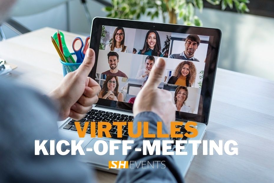 Professionelle Kunden/Mitarbeiter und Partner Events - mit einem virtuellen Kick Off Meeting