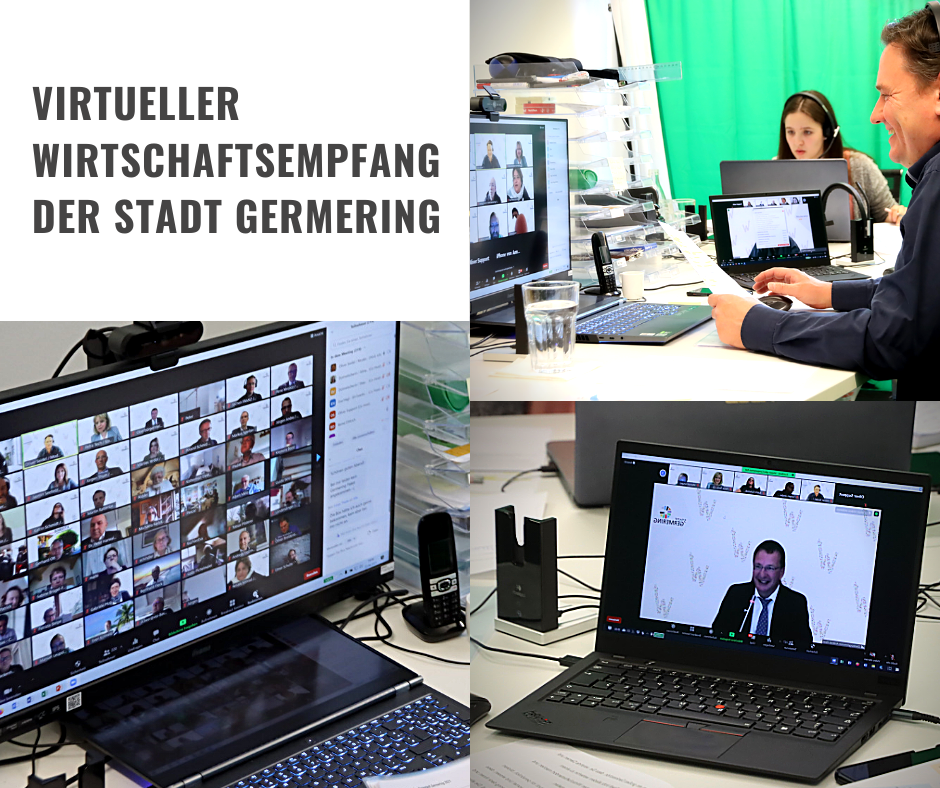 Virtueller Wirtschaftsempfang der Stadt Germering – erfolgreich durchgeführt durch SH Events München