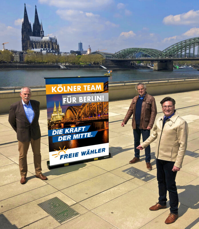 Die Partei FREIE WÄHLER tritt in allen Kölner Wahlkreisen an: „Kölner Belange sollen in Berlin mehr Gewicht bekommen!“