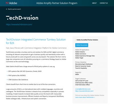 techdivision commerce integration platform