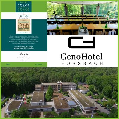 GenoHotel Forsbach gehört zu den besten Tagungshotels in Deutschland