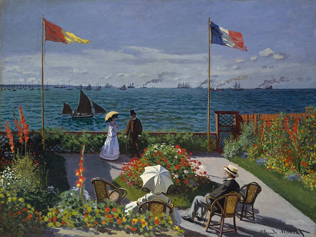 Claude Monet, Jardin à Sainte-Adresse