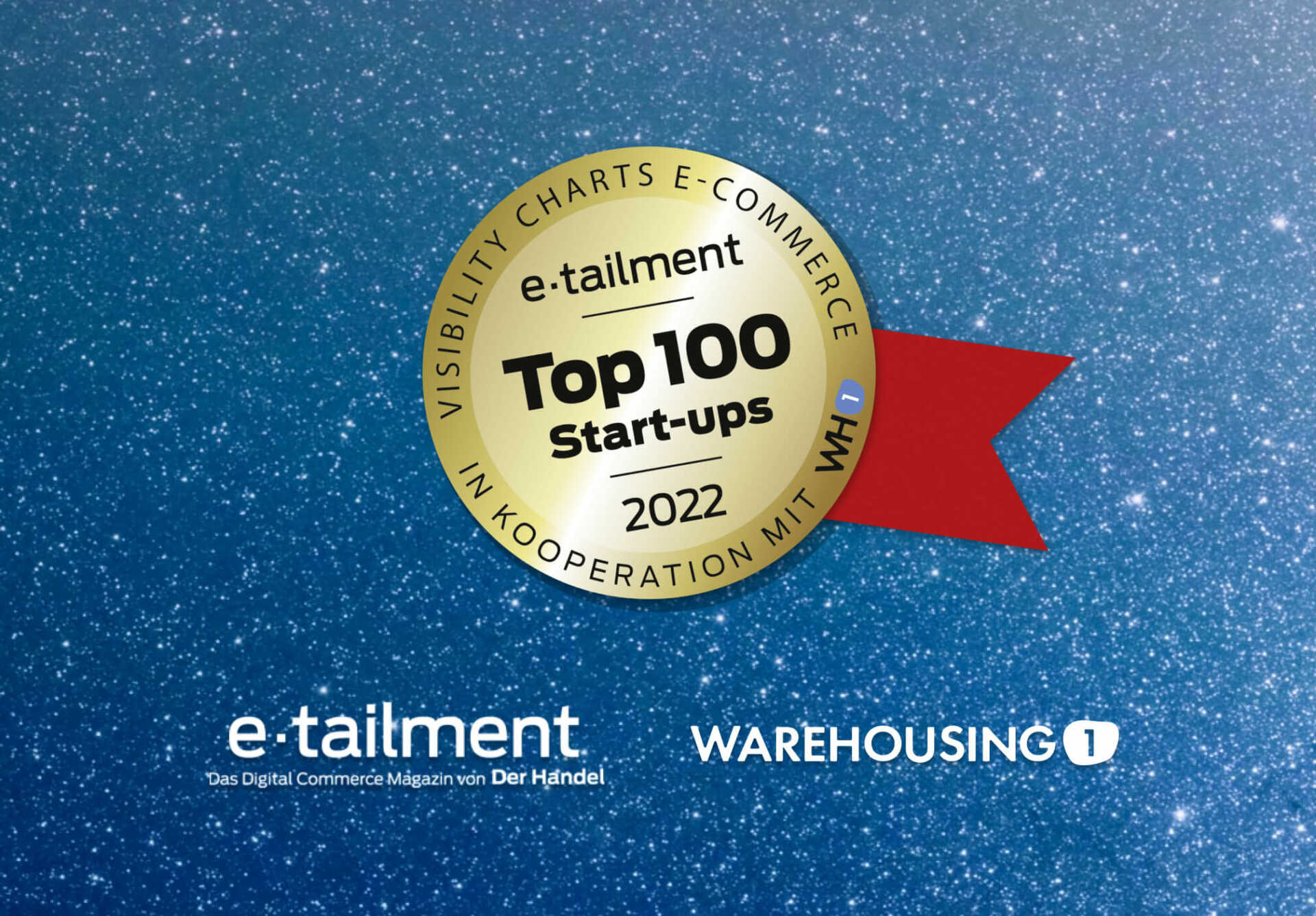 Warehousing1 und etailment ermitteln die Top 100 E-Commerce Startups