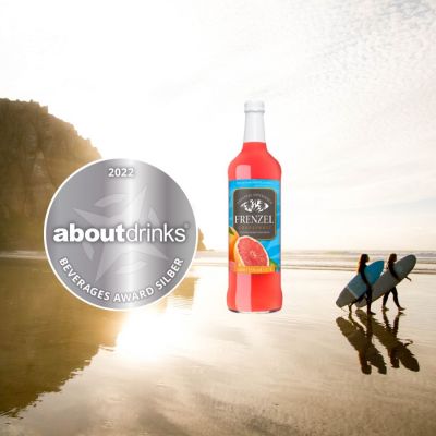 about-drinks Beverages Award 2022: FRENZEL GRAPEFRUIT, fruchtig herber Genuss, gewinnt erneut Silber