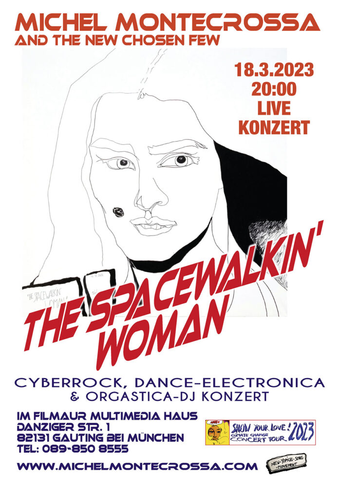 The Spacewalkin Woman Konzert Plakat