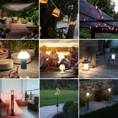 Lichttrends für die Gartensaison – Lampenwelt.de stellt bunte Lichtideen für den Außenbereich vor