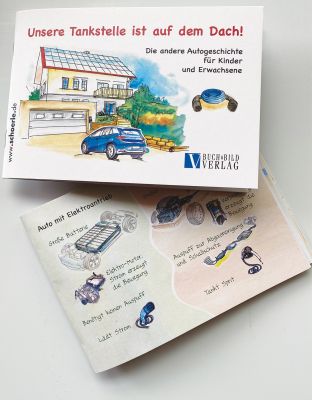 Partner für Kinderbuch gesucht: Unsere Tankstelle ist auf dem Dach