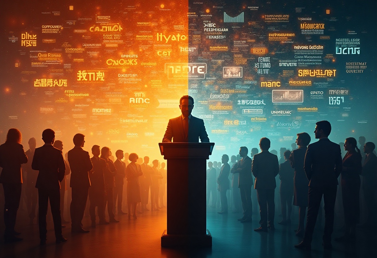 Online-PR zwischen Schlagworten und echter Zielgruppenrelevanz Visualisierung des Unterschieds zwischen Buzzwords und relevanter PR-Kommunikation